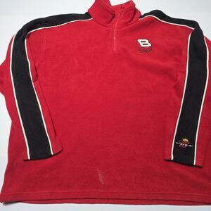 Vintage NASCAR Dale Earnhardt Jr. Budweiser #8 Fleece Sweater Men's XL